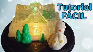 Casita de Cristal en Gelatina