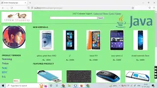 Online Shopping Application Project Using Java || Web Application Using Java With Source Code
