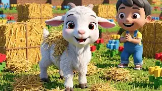 Minecraft Baby Goat Headbutted a Stack of Blocks | Kids Songs & Nursery Rhymes