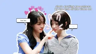 Just Hanni having goosebumps because of minji