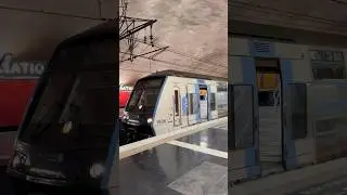 &Eacute;clairage LED des fanaux sur un MI 2N IDFM du RER A #train #idfm #rera #mi2n #ratp #rer #railway