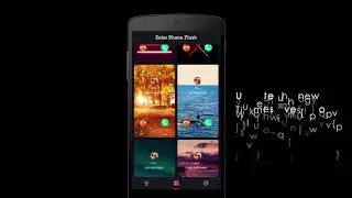 color phone flash-call flash screen led flash