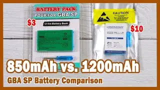GBA SP Battery Comparison