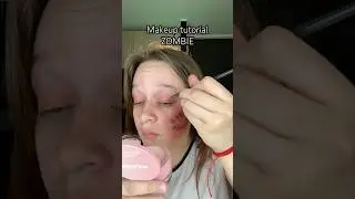 Tutorial de maquillaje para Halloween: Zombie #zombiemakeup #HalloweenMakeUp #zombie #halloweenlook