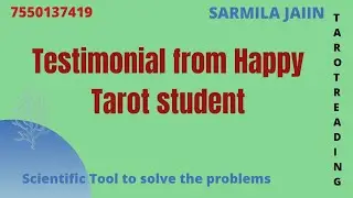 Testimonial from Happy Tarot student.