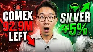 Серебро отскочило на 5%, поскольку запасы на COMEX сократились до 92,9 млн.
