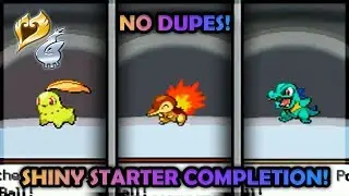 Johto Shiny Starters Completion!