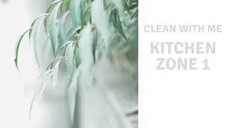 Clean with me! Kitchen Zone 1 Part 1 | NOELL VIDAURRI