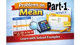Problems on Mean | Mean Problems |  Kannada | Easy Method|English|