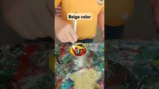 HOW TO MAKE BEIGE COLOR #color #paintmixing #shortvideos