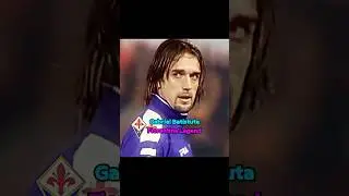 Gabriel Batistuta emotional goal against Fiorentina 😢