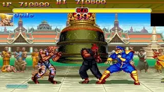 スーパーストリートファイター2X ガイル ノーコンティニュークリア