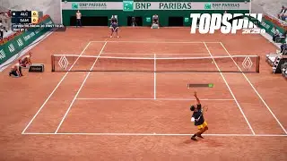 Top Spin 2K25 - Pete Sampras Vs Carlos Alcaraz I HYPER TIE BREAK I Roland Garros (PS5)