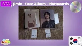 지민 - Jimin - Face Album photocards closer look - Invisible Face and Undefiable Face