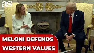 MELONI delivers powerful message to TRUMP on defending WESTERN CIVILIZATION
