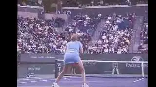 Monica Seles - Slow motion forehand