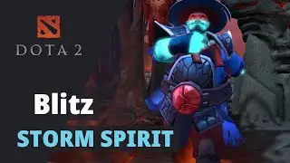 Blitz plays Storm Spirit Dota 2 Full Gameplay