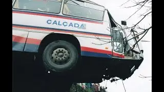 Acidente Autocarro Calçada Reportagem RTP - Março de 1996