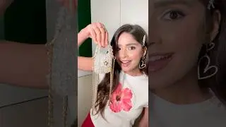 OMG! Made Mini Crystal Beads Sling Bag 👛🤯 || #trending #viral #shorts @ChillWithGeet