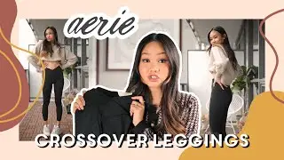 WORTH IT?! Testing out Viral TikTok aerie Crossover Leggings & Review | Victoria Hui