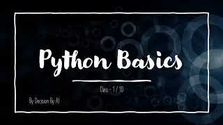 Python Basics Course for beginners - Introduction