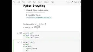 Python Exercise: Solving Quadratic Equation