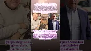 GANİ M&Uuml;JDE'DEN G&Uuml;RSEL TEKİN'E G&Ouml;NDERME BUG&Uuml;N GİDECEĞİNİZİ DUYDUM YOLLAR BİRAZ SIKINTILI