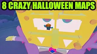 TOP 8 Halloween maps - Fall Guys Creative Mode