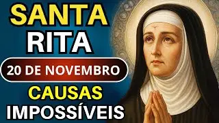 TERÇO DE SANTA RITA 🌹 20/11/25 | Entregue suas Preocupações a Deus! 🙏🏻