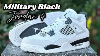 SO CLEAN! Jordan 4 Military Black quality check review & on foot 🔥