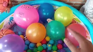 Popping Balloons, Balloons Explode, Owl, Rhino, Red Snake, Ponies, Whale, Race Car
