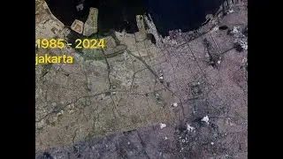 jakarta Google Earth Timelapse (1985-2024)