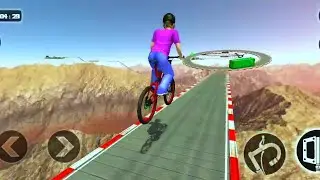 Impossible Kids Bicycle Rider Hill Tracks Racing | Cycle wala Game | Kids Cycle wala | Kids Bicycle