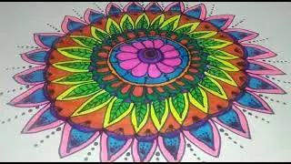 Art Therapy Design Series for Drawing and Colouring Flower🌺🌺🌺