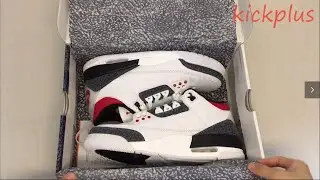 Air Jordan 3 Retro Denim Fire Red CZ6431-100 from kickplus