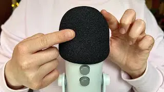 ASMR Foam Mic Tracing for Sleep & Tingles (No Talking)