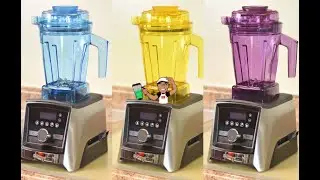 Контейнеры Vitamix Color объемом 48 унций (совершенно новые) синего, желтого и фиолетового цветов
