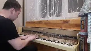 You have never heard this famous,  optimistic tune on my first handmade piano with toy piano sound!!