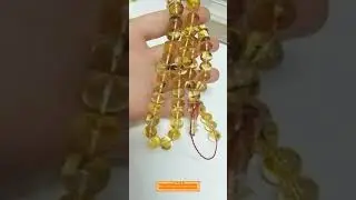 Natural Baltic Amber Prayer Beads Misbaha Tasbih Rosary 40g 45 Beads