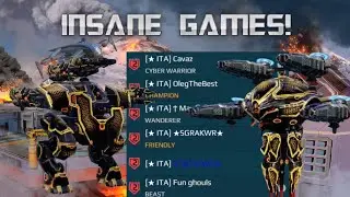 Полные матчи H&Oslash;WL против ITA CLAN! Геймплей 6 на 6 с полным составом! (War Robots)