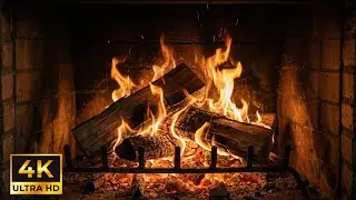 Fireplace 🔥 Ambient Fire for Home, TV & Projector