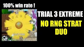 How to beat Trial 3 EXTREME EASY STRAT NO LUCK NEEDED All Star Tower Defense (Full Gameplay)