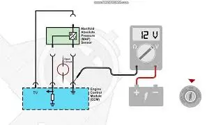 MAP Sensor Pull-down Type Voltage High