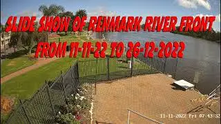 Murray River Floods - Slide show of rising river level in front of Renmark