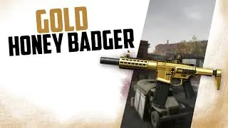 Warface Gold Honey Badger - Silenced SMG power