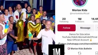 Moriox kids nyuma yokuva hanze bujuje 1M yaba follows kuri tiktolk 