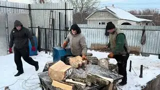 This Firewood Machine Job Has No Second Chances