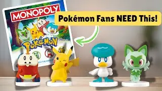 Pok&eacute;mon Monopoly Unboxing! All the Pieces Are Adorable