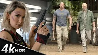 Hobbs & Shaw: 4K HDR SuperQuality Action Scenes in Fast & Furious | NEW Hollywood Movie Review