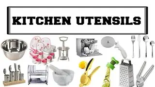 Kitchen Vocabulary Words in English and Urdu | Kitchen Items and Utensils | EZM CAMPUS English